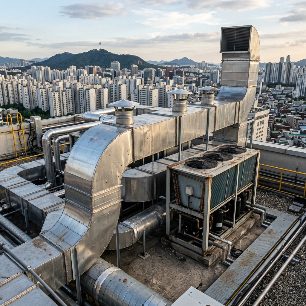 상업 건물 설비 청소