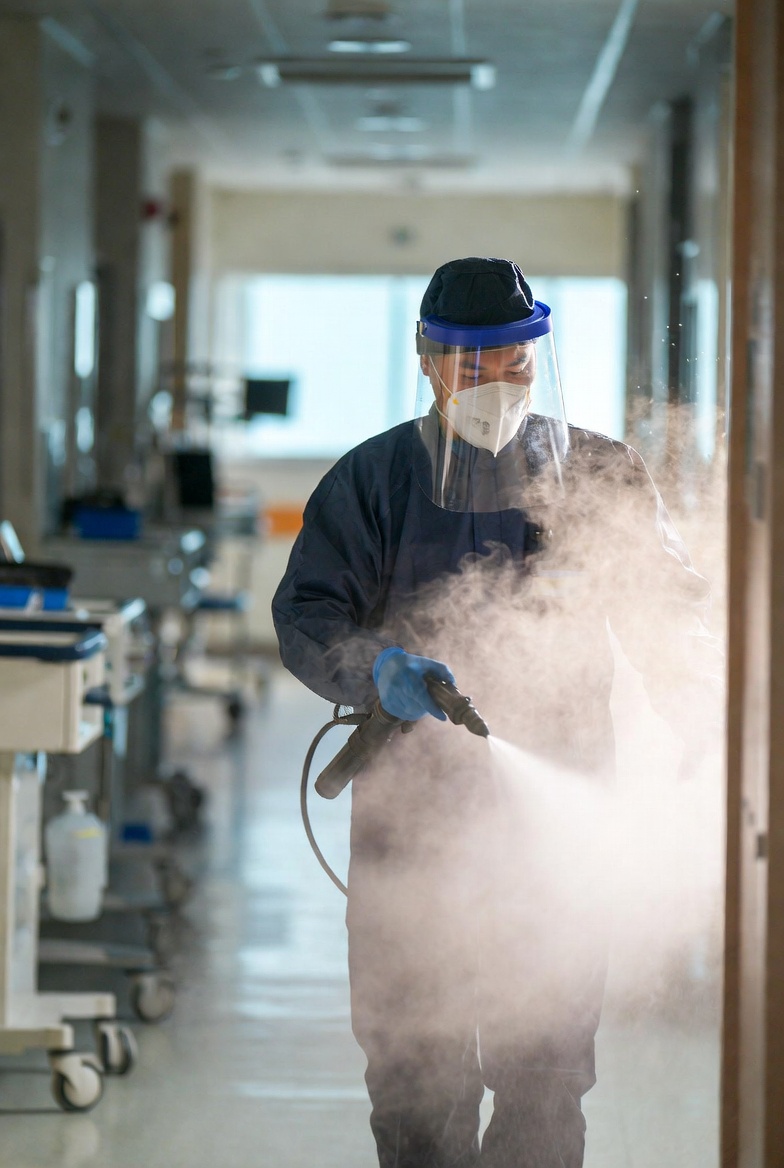 재난 후 냄새 제거 및 살균처리