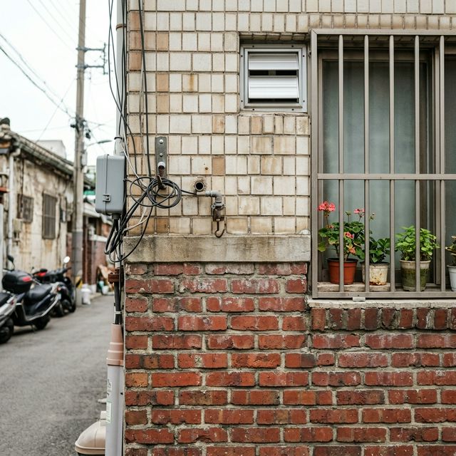 벽돌/타일 외벽 청소