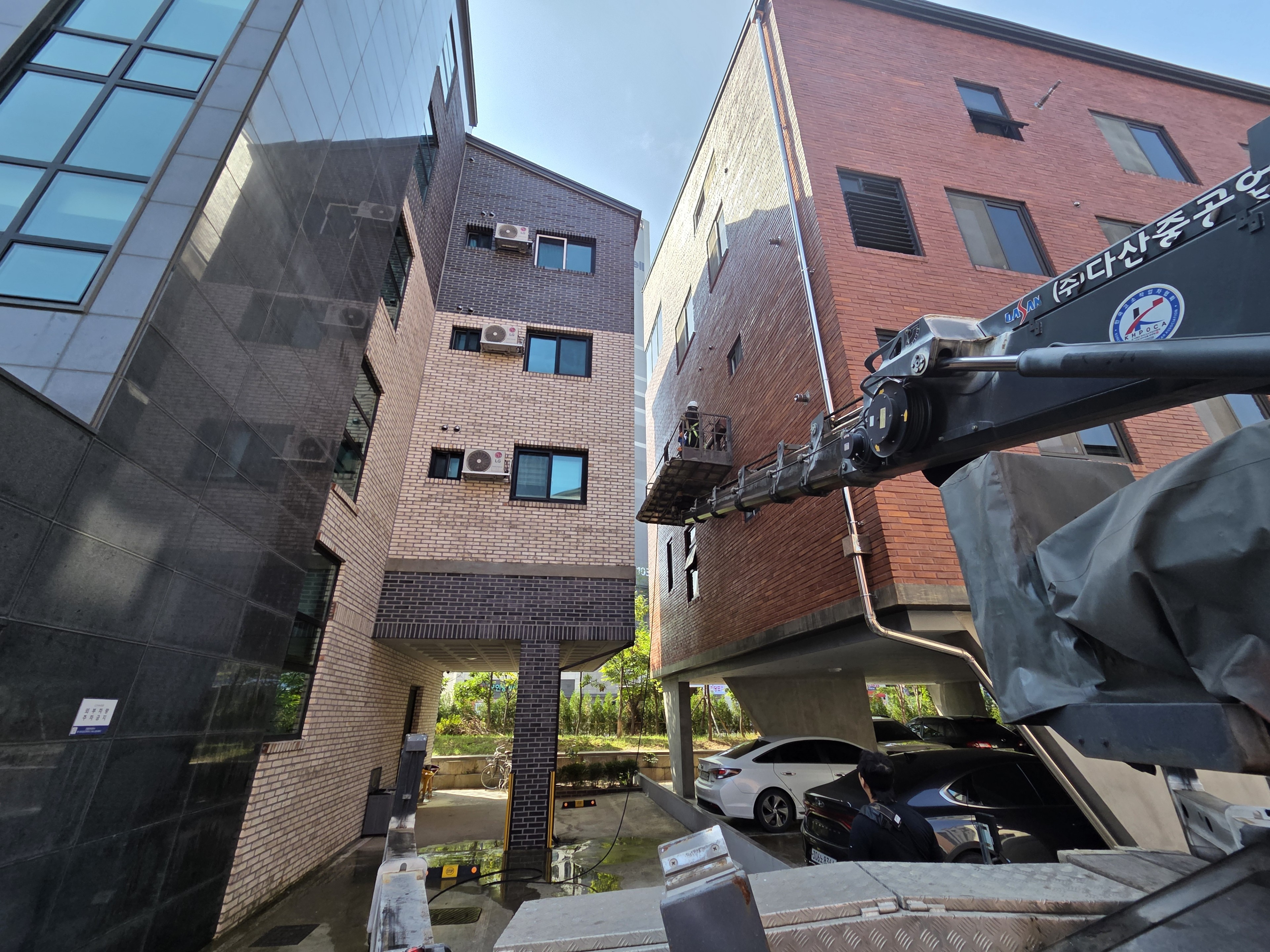 외벽 정밀 세척